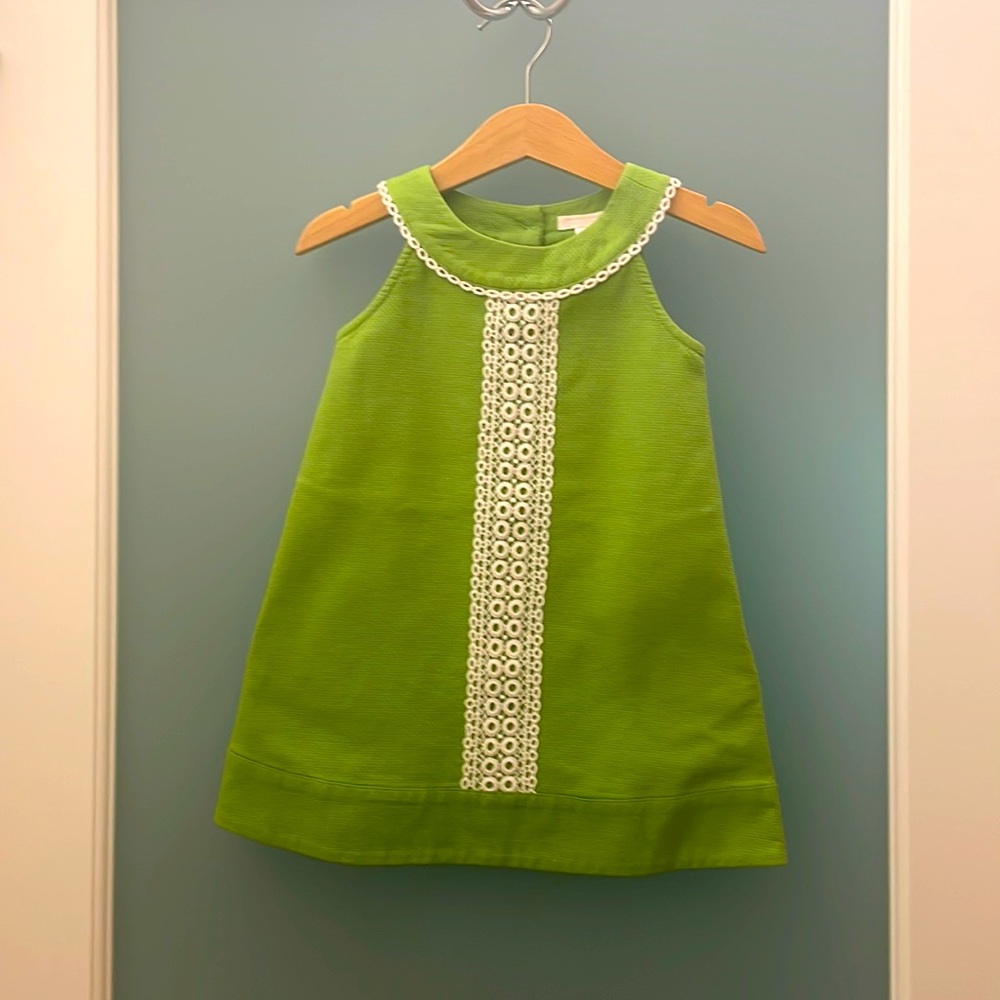 Janie & Jack Green Dress - 12 to 18 months